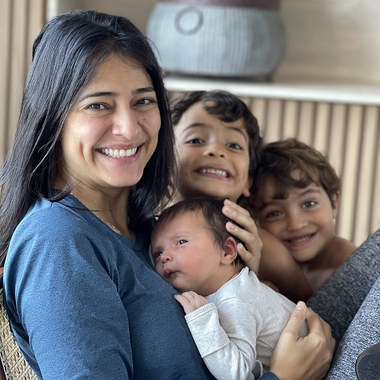 Karla e os filhos